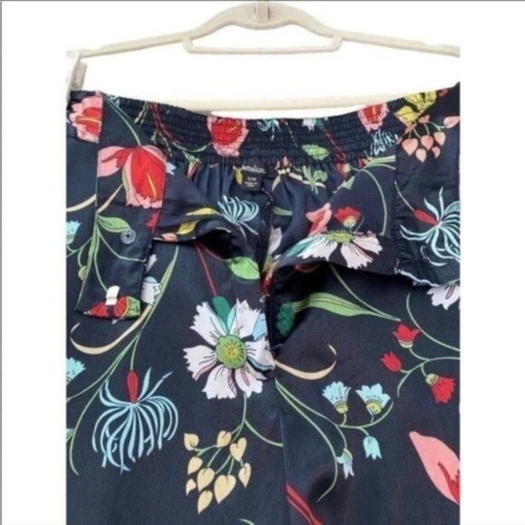 Castaluna Floral Silk Like Wide Leg Pants - Picture 5 of 10